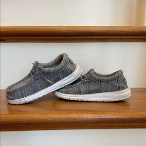 Hey Dude Kids Wally Slip-On Sneakers in Gray size 12